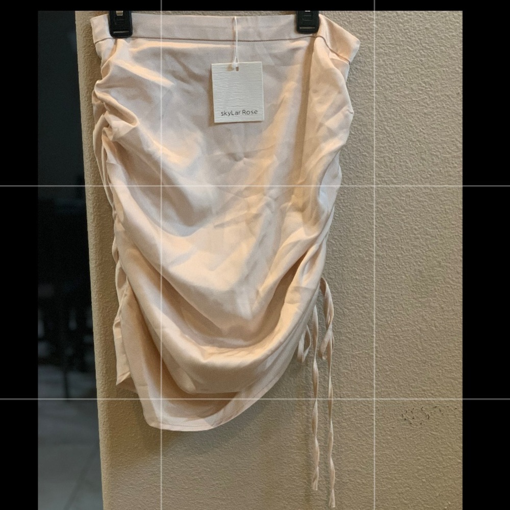 Satin skirt